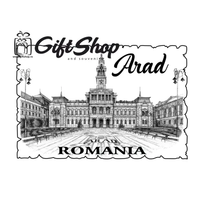 Arad romania, primaria, magnet frigider mgs092
